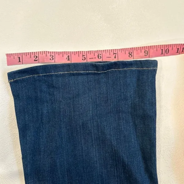 Paige Denim Flare Jeans Size 25 Dark Wash | Premium Stretch Bootcut Mid Rise - Image 9