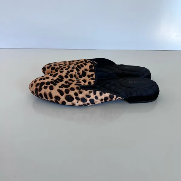 Birdies Women's‎ Phoebe Cheetah Quilted Mules - Image 6