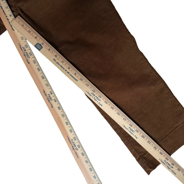 Y2K Aéropostale Corduroy Pants 9/10 Early 2000s Straight Leg Low Rise‎ Capri - Image 13
