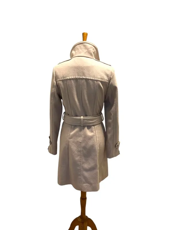 Kenneth Cole New York Peacoat Beige Size 6 Y2K Neutral Old Money Classic Preppy - Image 14