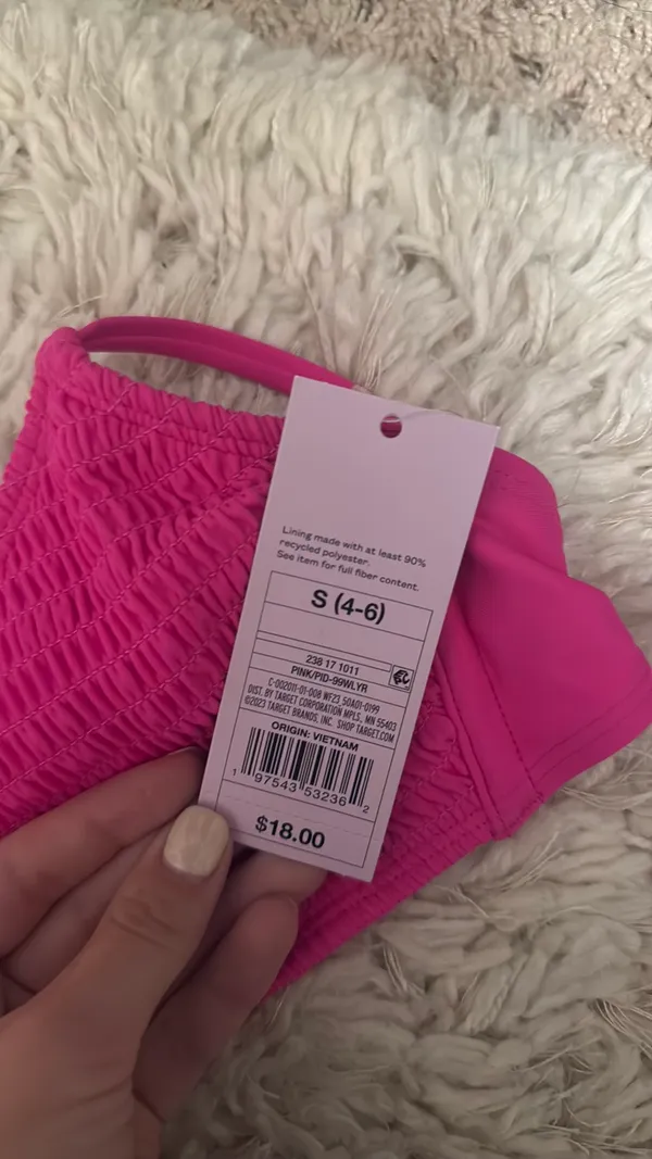 Wild Fable Bikini Top Pink - Image 2