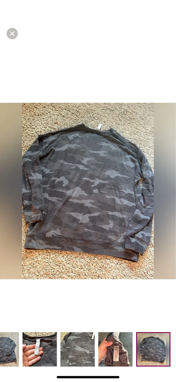 Athleta | Studio To Street Camo Sweatshirt - Image 6