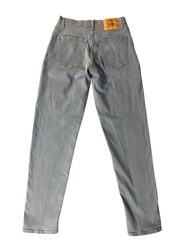 Vintage Levis 550 Jeans Womens 8 Reg Relaxed Tapered Blue Denim Y2K Used - Image 4