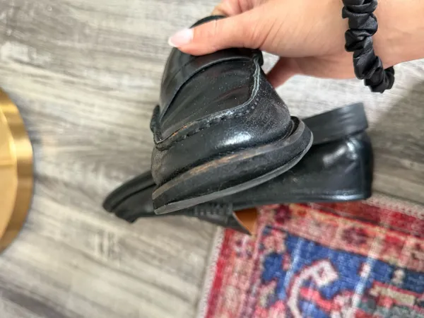 Steve Madden Black Loafers Leather - Image 11
