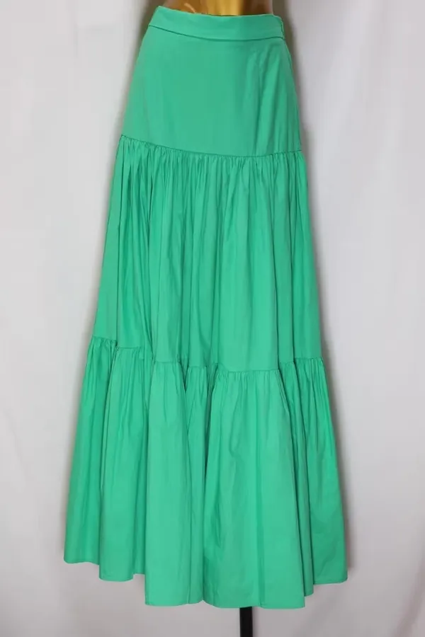 RUNAWAY THE LABEL - Green Ayla Maxi Skirt - Image 6