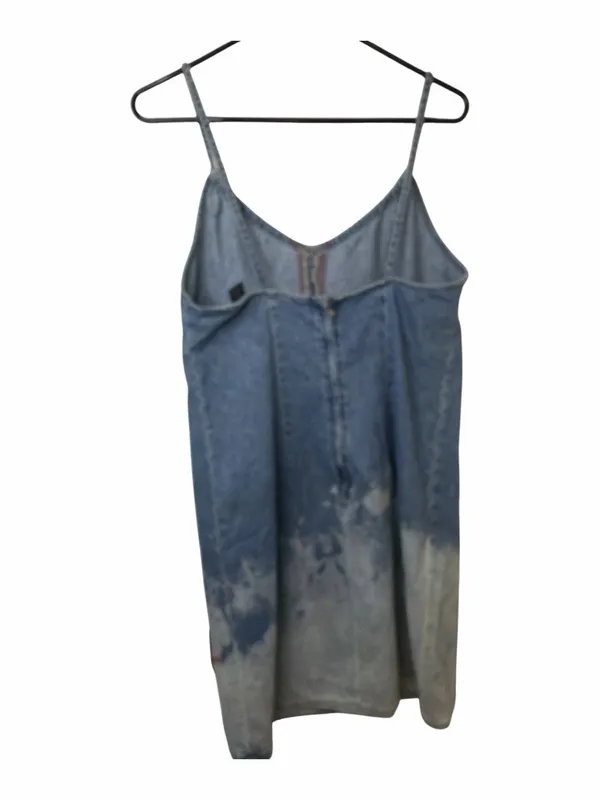 American Eagle Outfitters Blue Denim Slip Dress with 'Love' Detail - Image 2