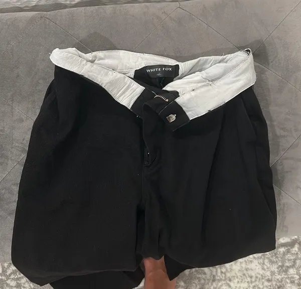 White Fox Take Caution black pants - Image 3