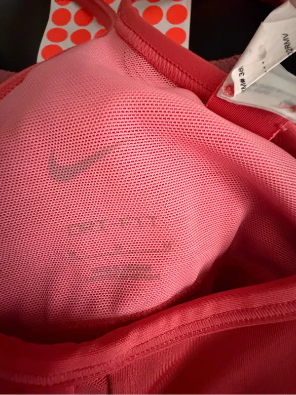 Nike Sports Bra Women’s Size M Orange Dri-FIT Crisscross Strappy(A596) - Image 10