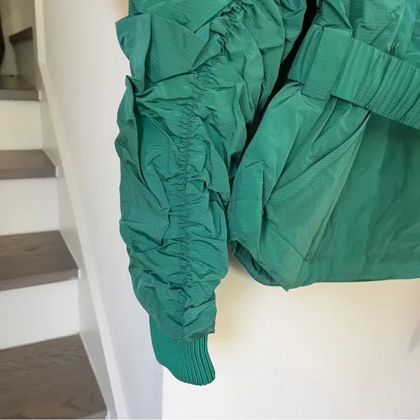 Free People FP Movement Lift Laugh Love Jacket Coat in Green Glow - NWT - Image 7
