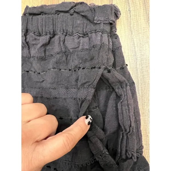 Free People Paloma Blue Boho Embroidered High Waist‎ Shorts XS - Image 10