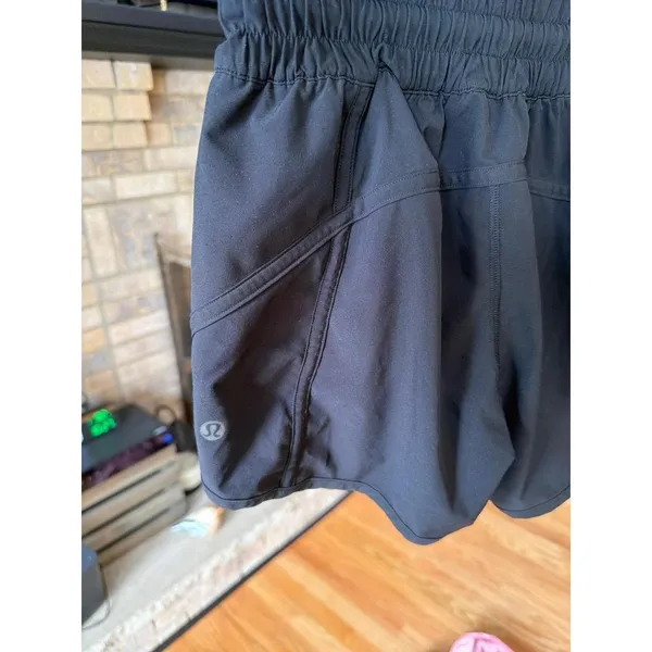 Lululemon Tracker Short V shorts feature a wide elastic waistband black 2 - Image 3