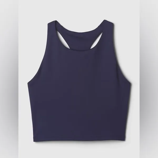Gap GapFit High-Neck Brami Bra Cami Tank XL Navy Blue NEW - Image 8