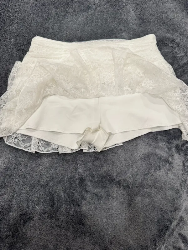 Lace Skort/ Skirt White - Image 5