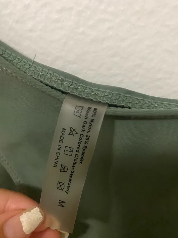 Green strapless swim suit set Size M - Image 3