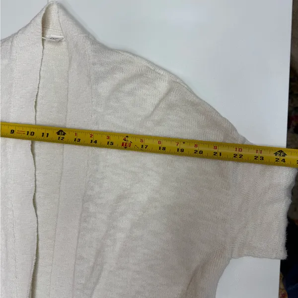 GAP Cream Women's Sweater Cardigan 100% Cotton size M - Image 6