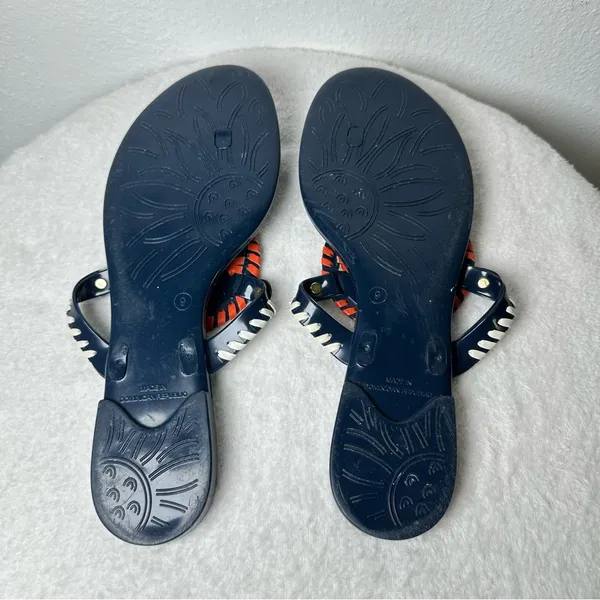 Jack Rogers Georgica Jelly Flip-Flop Thong Sandals - Image 8