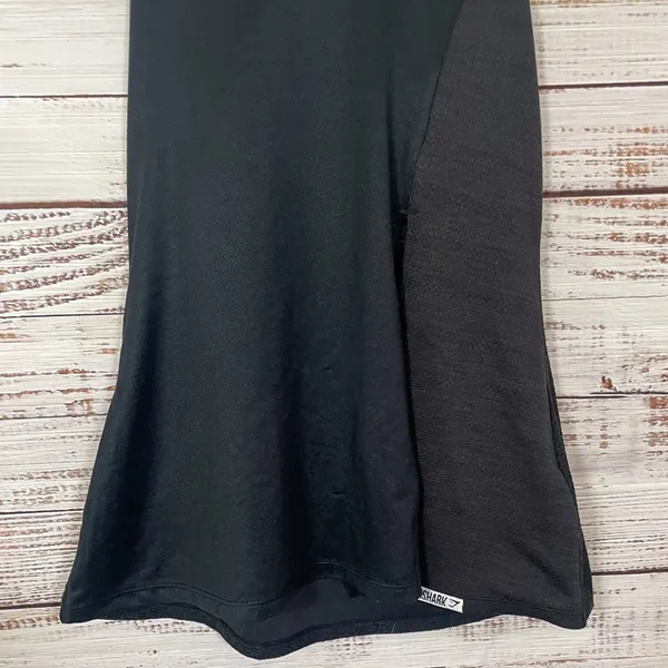 Gymshark Black Racerback Exercise Workout Gym Training Tank, EUC, Size XS - Image 3