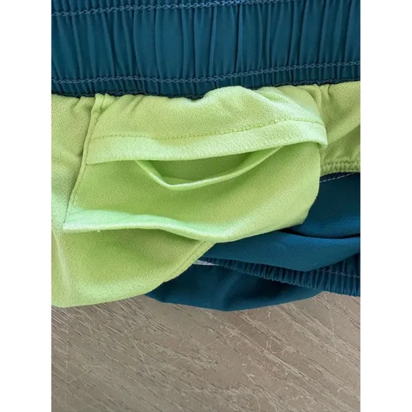 Athleta Teal Running Shorts Lined Drawstring Athletic Women’s S - Image 4