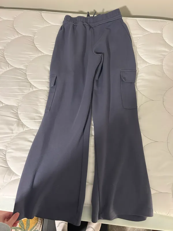 Straight Leg Sweatpants Blue Size XS - Image 4