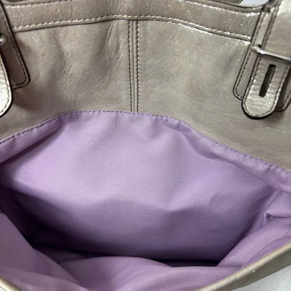 Coach Y2k Madison Gold Leather Tote Bag Purse Top Handle Satchel‎ - Image 5