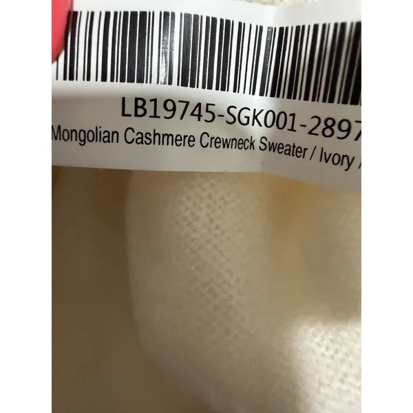 Quince Mongolian Cashmere Crewneck Sweater Ivory Women's‎ Size X-Small - Image 11