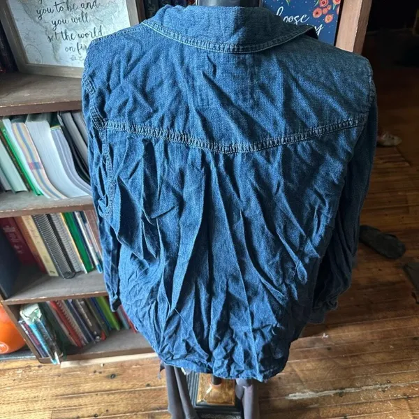 Sonoma classic denim 1x button down normcore shirt - Image 2
