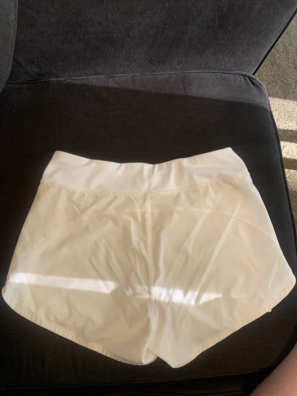 White Running Shorts - Image 2