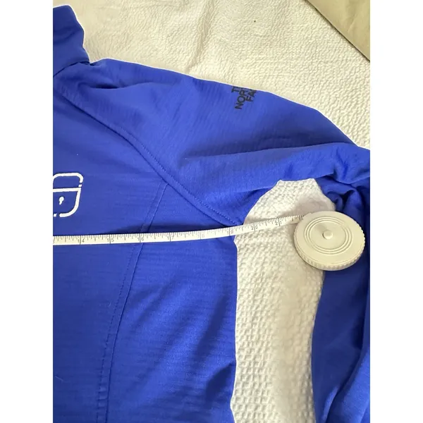 THE NORTH FACE Pullover Fleece Women's Med 1/4 Zip High Neck Blue Hike Outdoor - Image 6