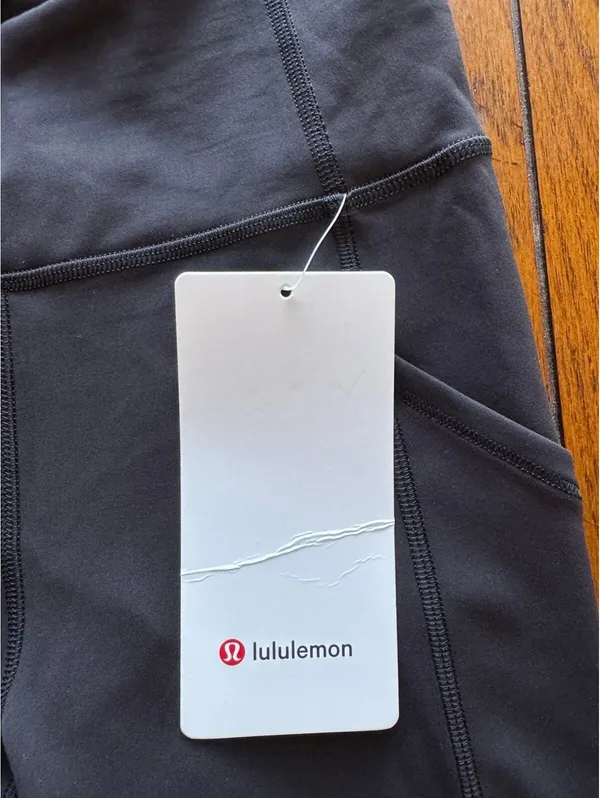 Lululemon Invigorate With Pockets High Rise 25” Black Size 4 NWT - Image 5