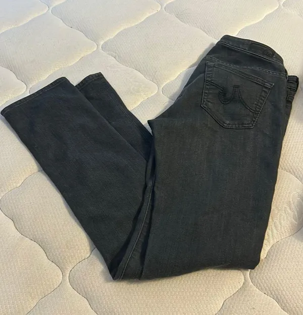 AG Adriano Goldschmied The Stevie slim straight dark jeans - Image 2