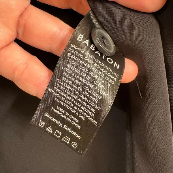 Babaton Aritzia Black Khalo Robe Trench Jacket Overpiece XXS - Image 8