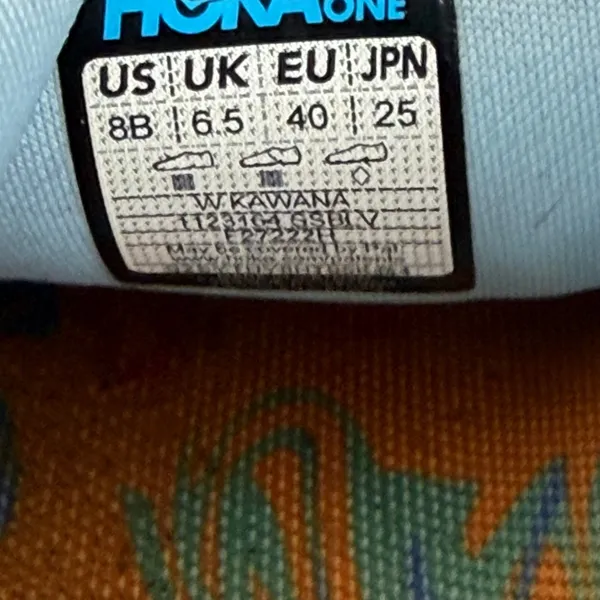 Hoka One One Kawana Running Shoes Women's Size 8 Blue Athletic Sneakers - Image 3
