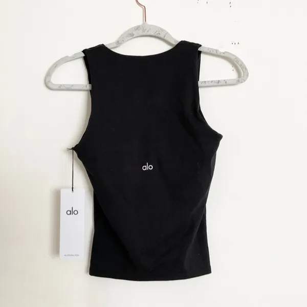 ALO Softsculpt No Nonsense Bra Tank Black XS - Image 4