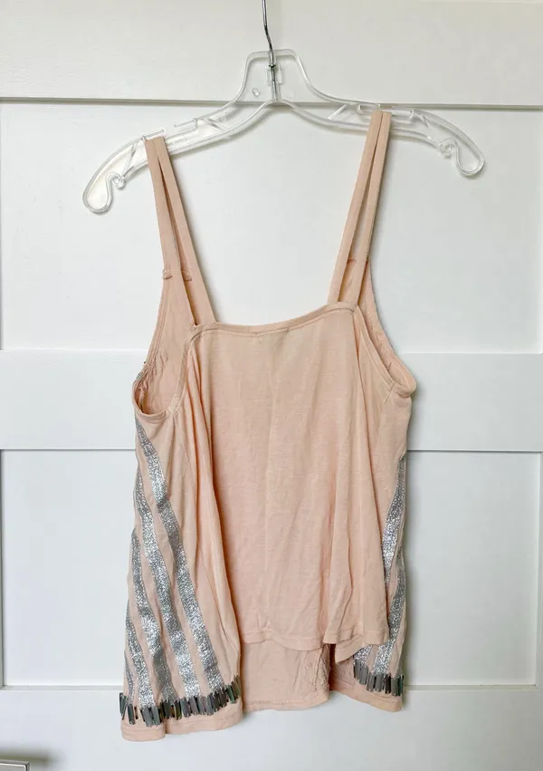 Iridescent Beaded Tank Top - Image 11