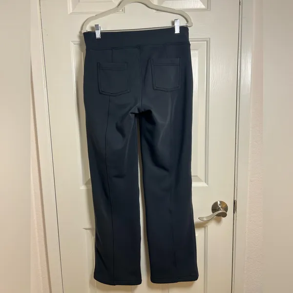 Athleta Womens Medium Straight Leg Leggings Gray‎ Pockets RN# 54023 - Image 3