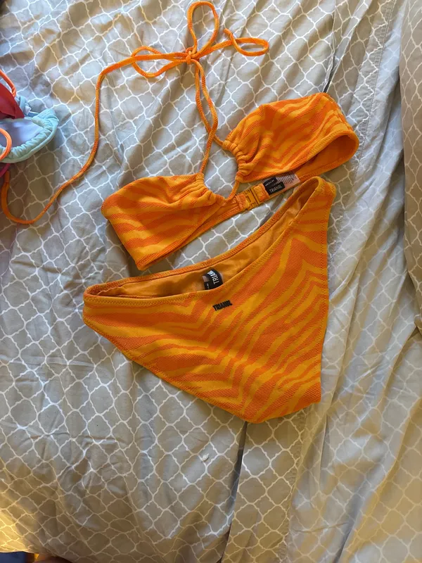 Orange Triangl Bikini - Image 2