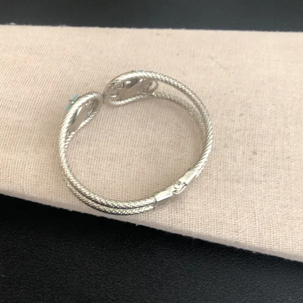Vintage Native Silver Tone Bracelet - Image 2