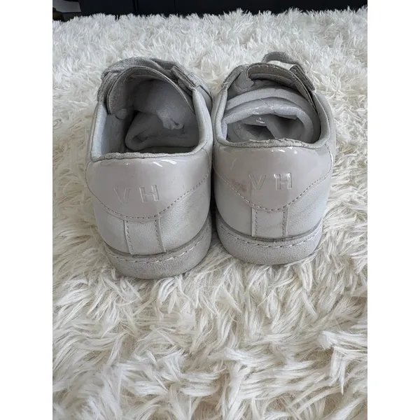 Vintage Havana Bianca Dip‎ Grey Leather Star Sneakers Womens Size 7 - Image 4