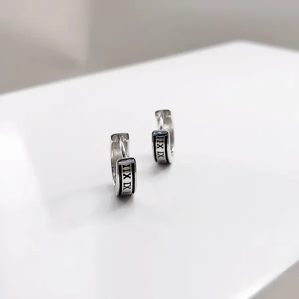 Small Silver Hoop Earrings for Men Women Streetwear Unisex Style - Image 4