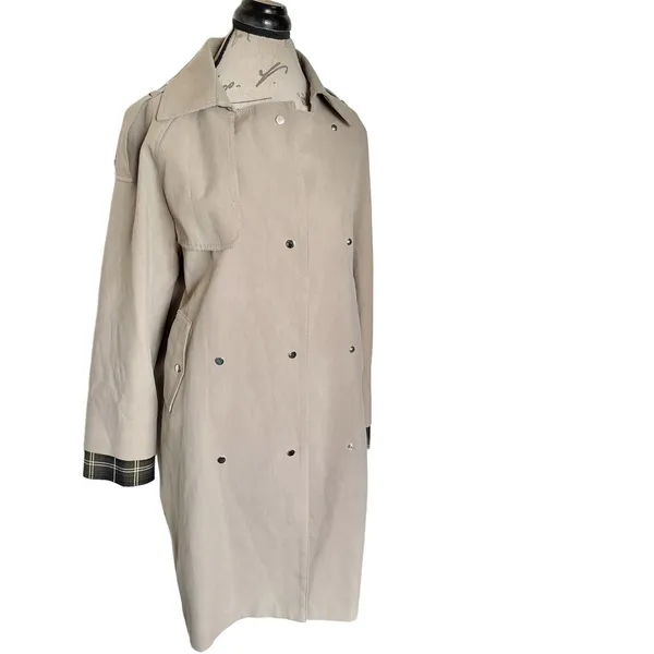 One Nine Eight Six 1986 Womens Trench Coat Sz XL Jacket Minimalist Winter Fall - Image 4
