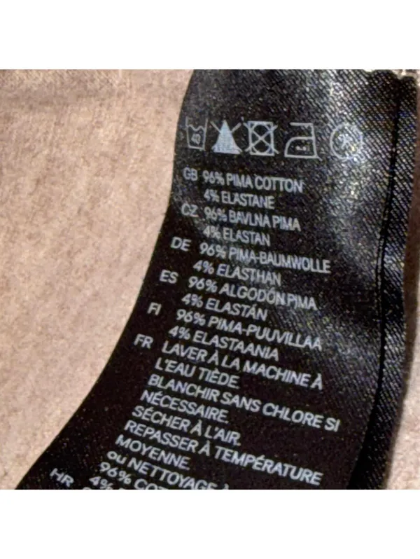 H&M Medium Beige Tshirt - Image 5