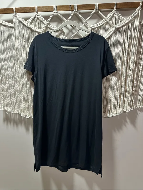 lululemon athletica Black Short-Sleeve Midi Tee Dress - Image 5