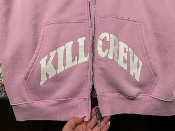Kill crew hoodie Pink - Image 3