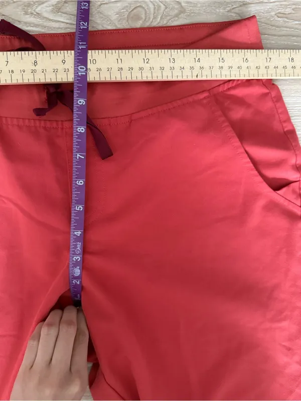 Figs Large Petite Zamora Joggers Orange Red Dentist Doctor Nurse Fall - Image 5