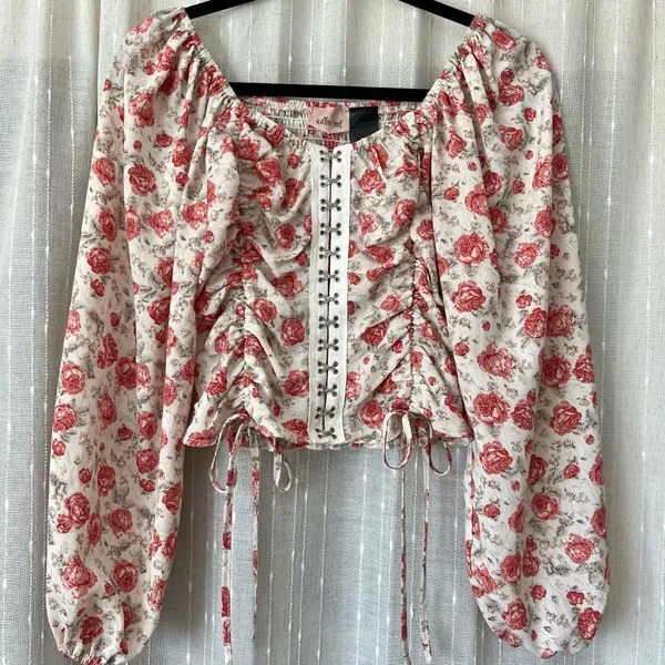 Vintage Floral Corset - Image 3