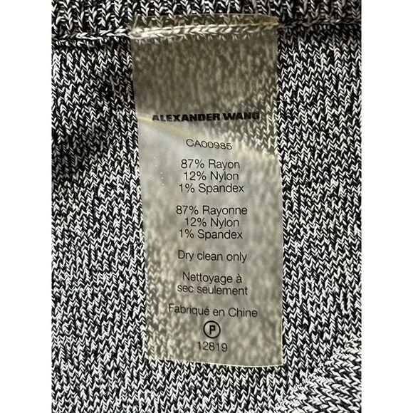 Alexander Wang Premium‎ Knit Pants Heather Grey Casual Loungewear size S - Image 3