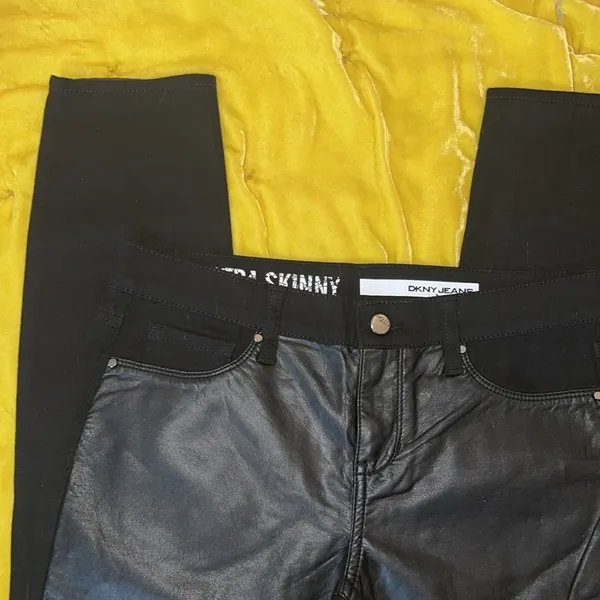 Ave B Ultra Skinny Size 4 Black Jeans - Image 2