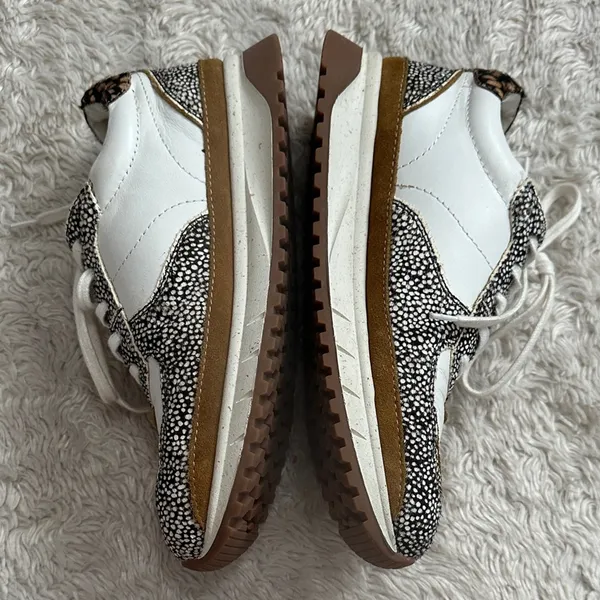 Madewell Deer Patterned Athletic Leather Cowhair Sneakers Pinterest - Image 3