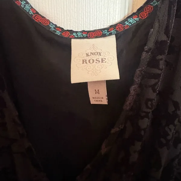 Knox Rose velvet maxi dress, Medium - Image 4