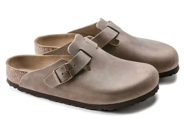 Birkenstock Boston Oiled Leather Tobacco Brown - Image 3